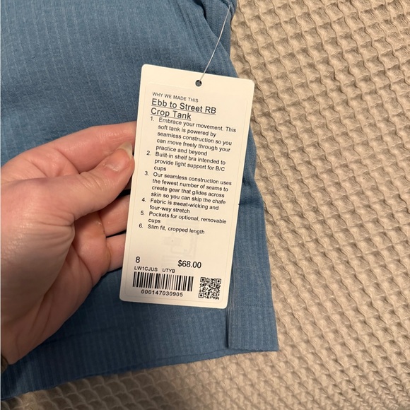 Lululemon ebb to Street crop tank top - Picture 2 of 2